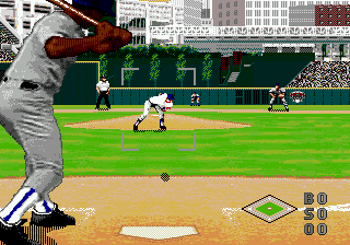 World Series Baseball '96 (USA) In game screenshot